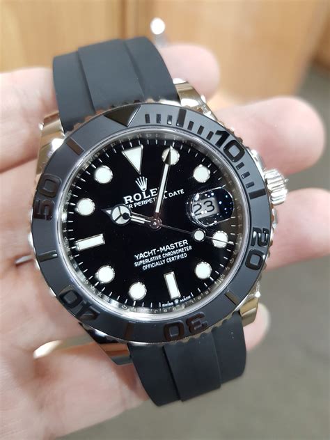 rolex yacht master black dial